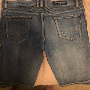Balmain Slim Biker Jeans
